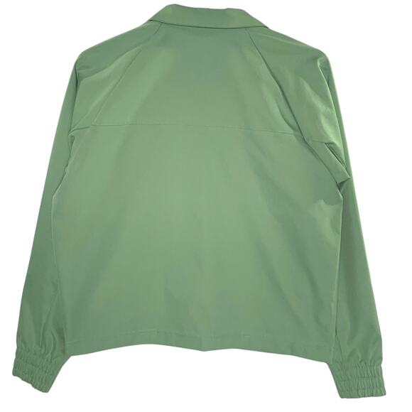 Nike S Womens Sportswear Swoosh Woven Jacket Mint Pastel Military - Picture 3 of 10